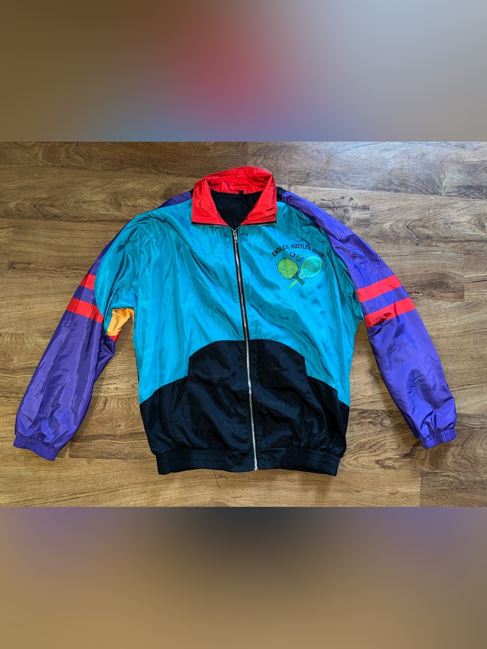 Endless Hustles Club Windbreaker Jacket Men 2X XXL